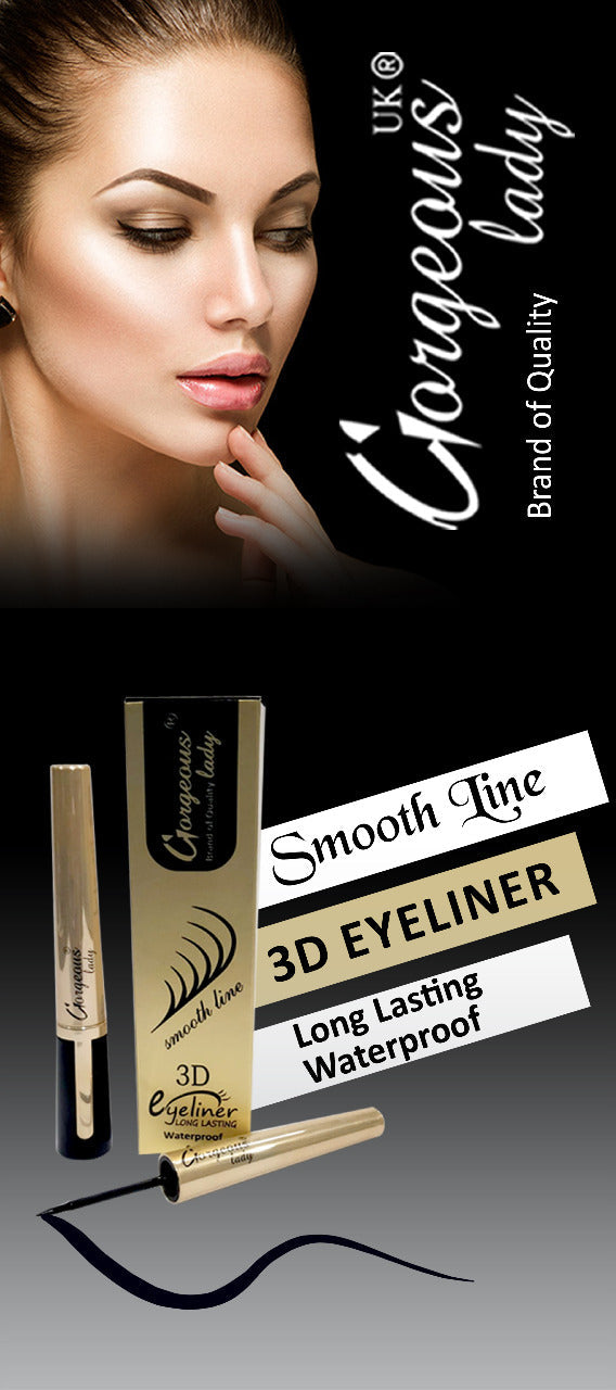 Gorgeous lady 3D eyeliner