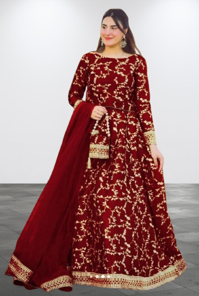 Lhenga choli 3 PC Wedding Dress by Asraa Store
