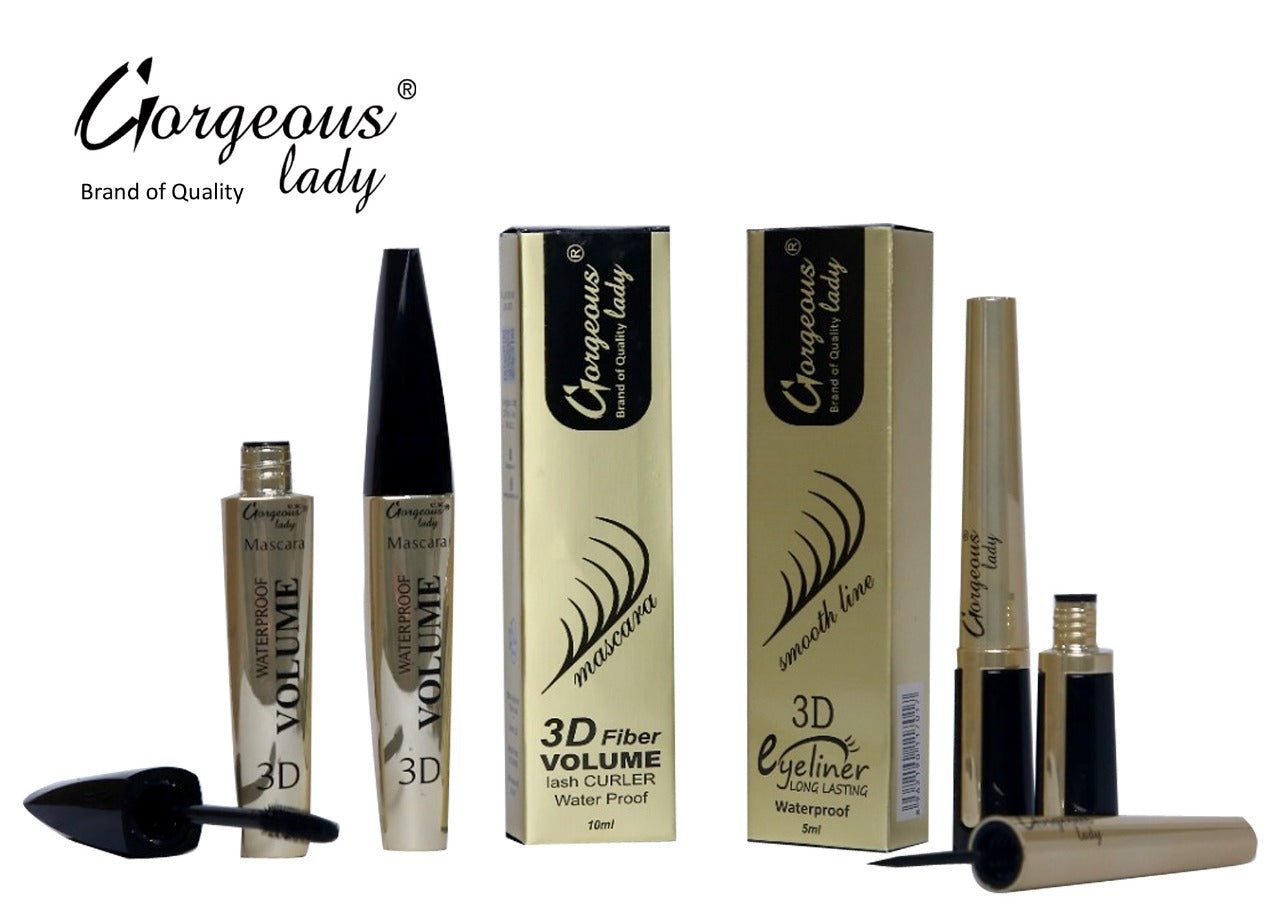Gorgeous lady 3D eyeliner