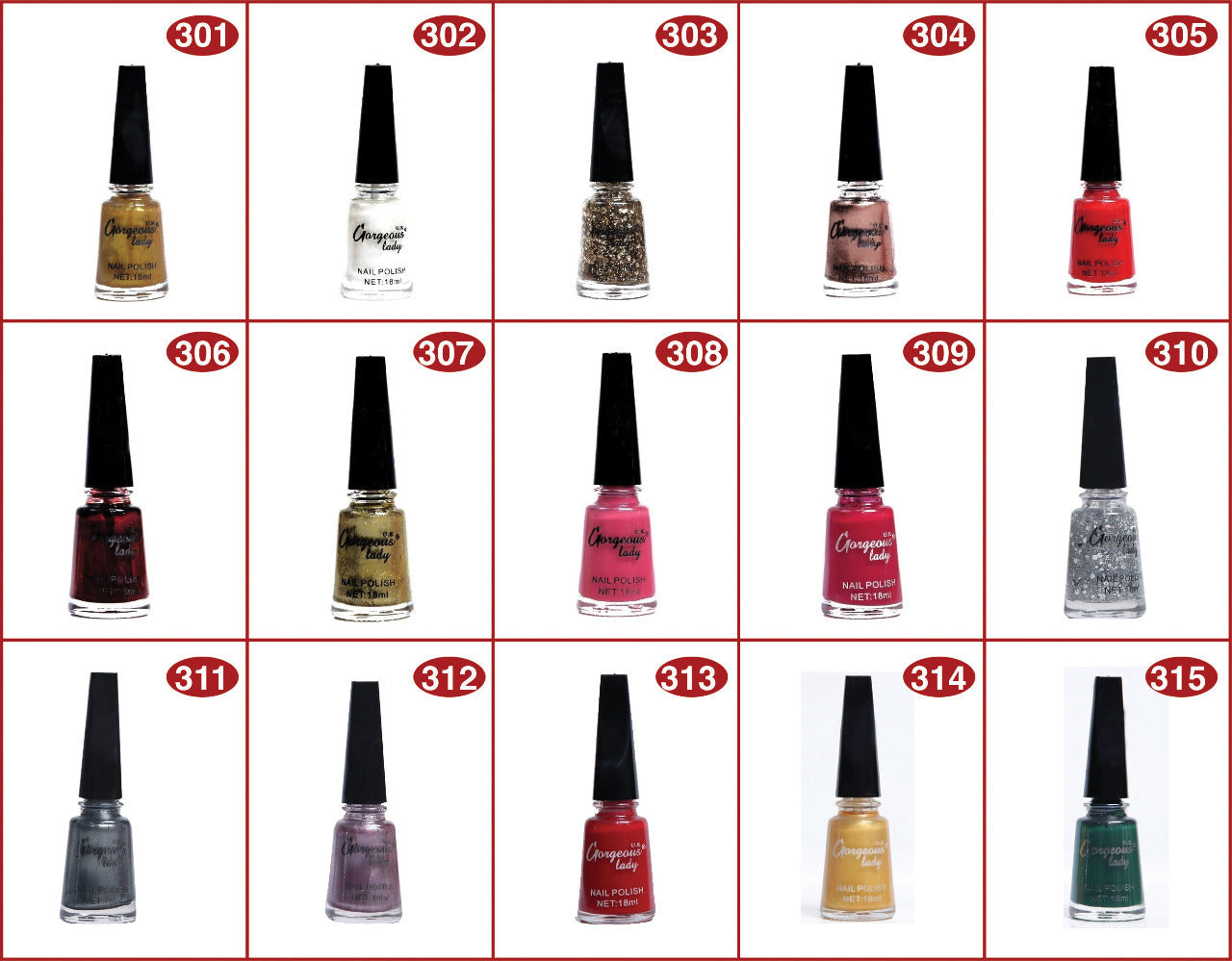 Gorgeous Lady Fantastic Nail Polish