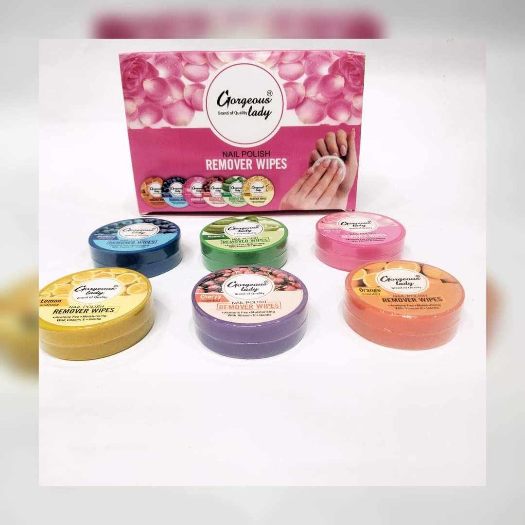 GORGEOUS LADY Nail Remover wipes