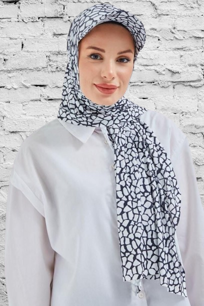 Turkish Imported Hijab with Attached Sporty Sun Cap and Underneath Cap