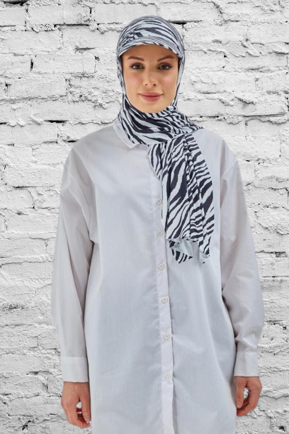Turkish Imported Hijab with Attached Sporty Sun Cap and Underneath Cap