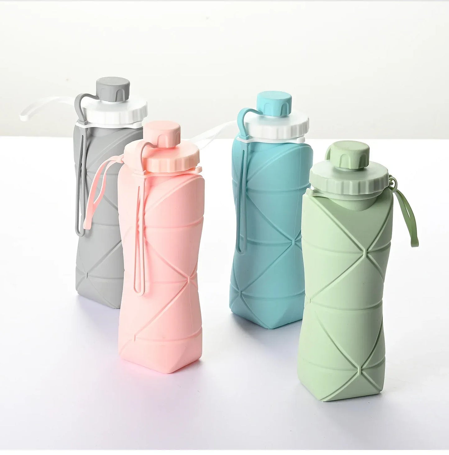 Folding Silicon Water Bottle by Asraa Store